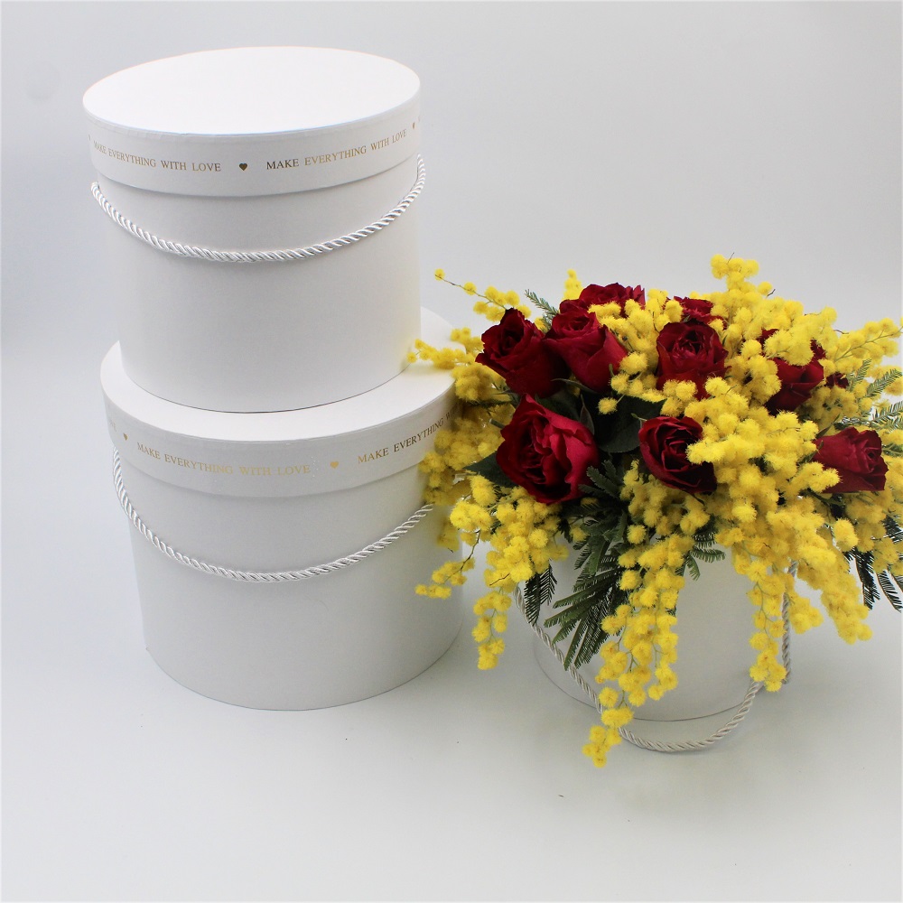 Boxe di Rose e Mimosa tris