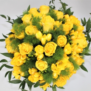 Bouquet Misto Rose e Fresie Alto