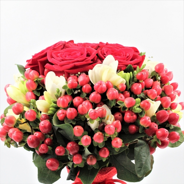 Bouquet Rose e Ipericum Zoom