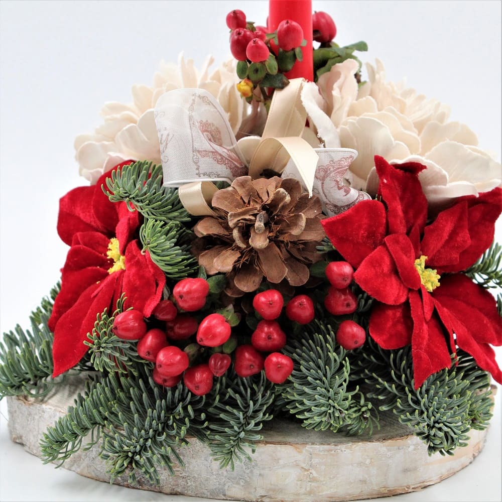 Centro tavola natalizio Star dett basso