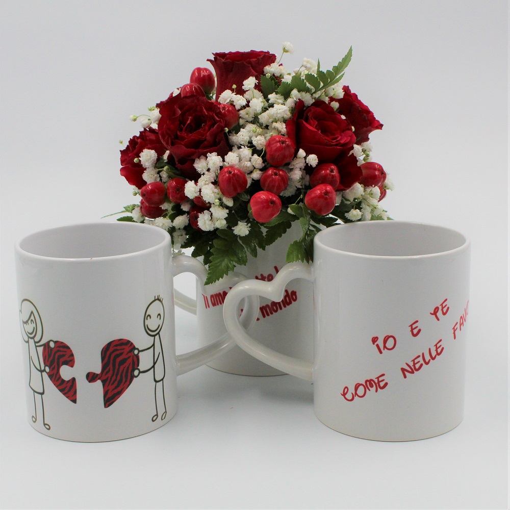 4 Bouquet tazz cuore