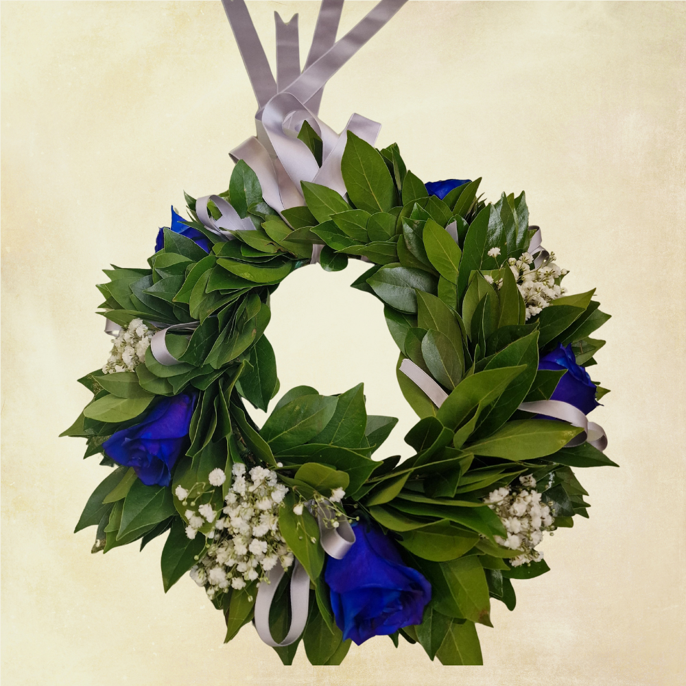 Corona 3 Rose Blu Laurea